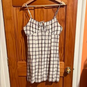 Plaid Spaghetti Strap Dress